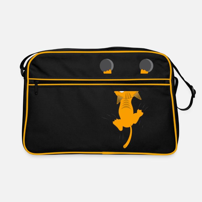 falling cat funny love cool gift Retro Bag