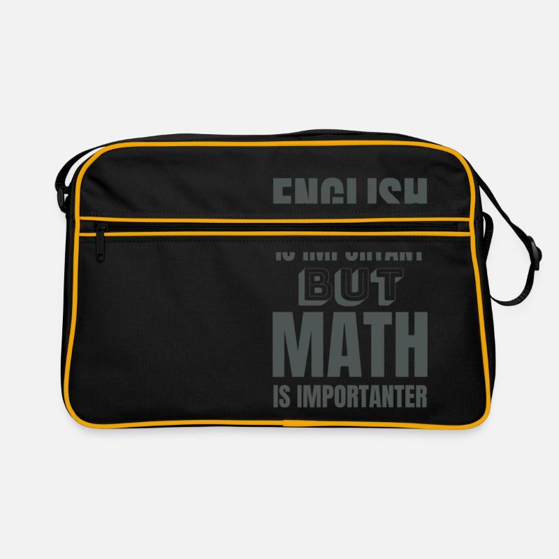Mathelehrer Mathematiker Mathestudent Geschenkidee Retro Tasche