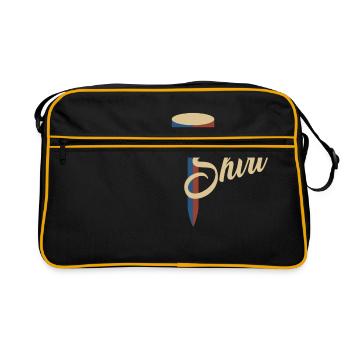 Golf Funny Golf Design - Retro Bag - black/gold - Front