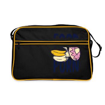 Banana Gift Food Porn Donut Shirt - Sac Retro - noir/or - Devant