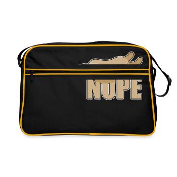 Paresseux paresseux Time Out - Sac Retro - noir/or - Devant