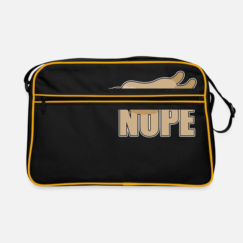 Faultier Faul Auszeit Geschenk Retro Tasche