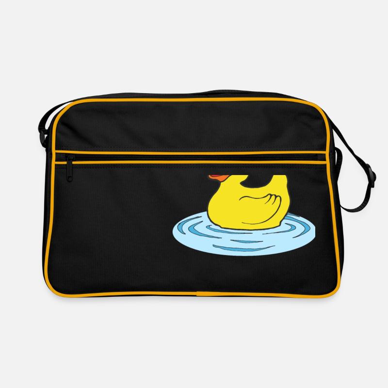Bathing Duck Squeaky Duck Bath Bathing Retro Bag