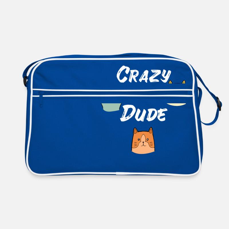 Crazy Cat Type Cat amoureux de chat Meow Sac Retro