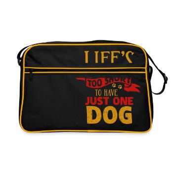 dog - Retro Bag - black/gold - Front