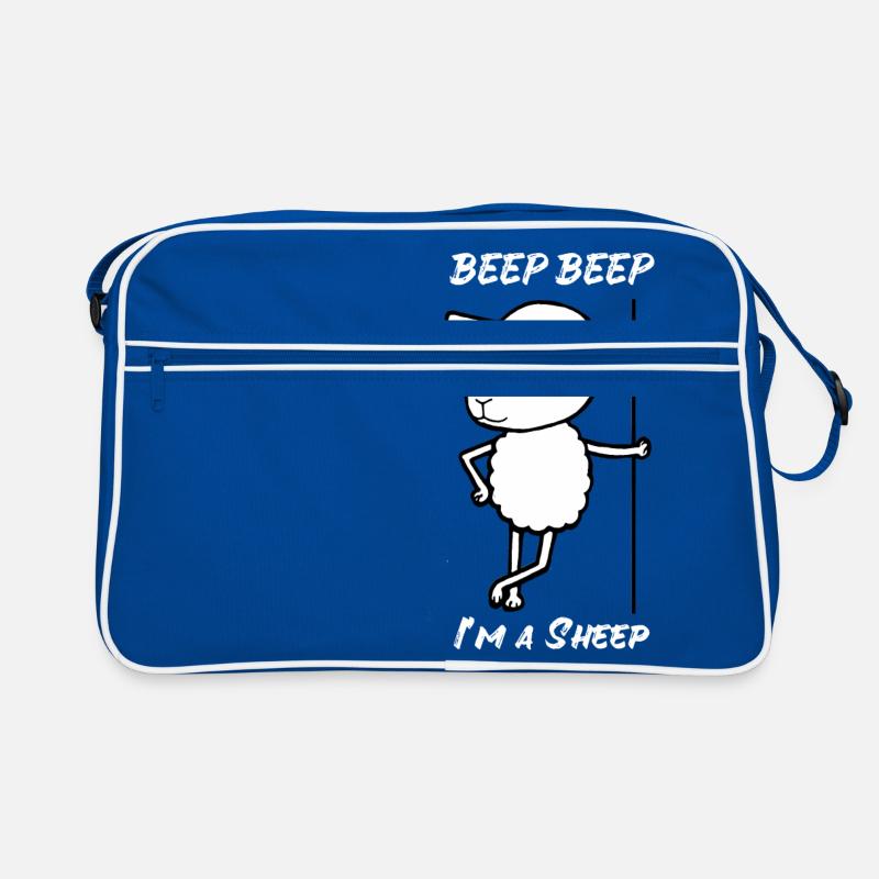 Cool sheep with sunglasses Mäh wool Retro Bag