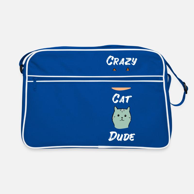Crazy Cat Type Cat amoureux de chat Meow Sac Retro
