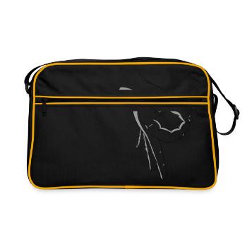 Hand Looked In Look Youth Kids - Retro Bag - black/gold - Front