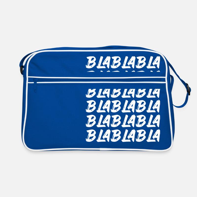 Bla Bla Bla Bla Bla Dummes Geschwätz Labern Retro Tasche