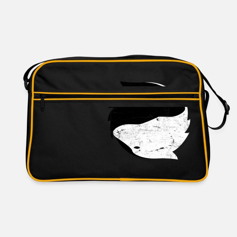 Yin Yang Wolf Dog - Gift Retro Bag