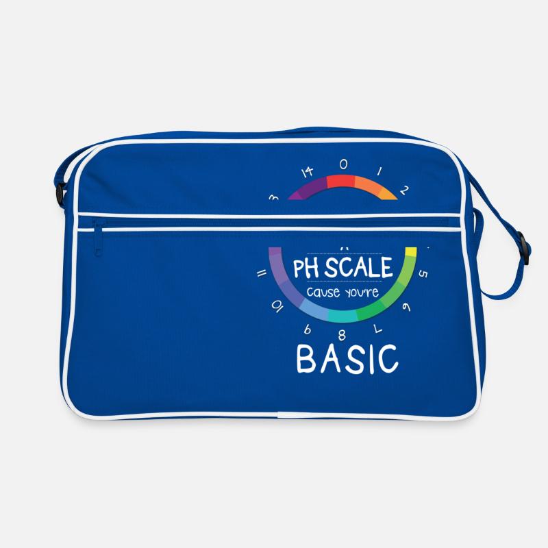 Échelle de pH Funny Chemist Fun Joke Fun cadeau Sac Retro