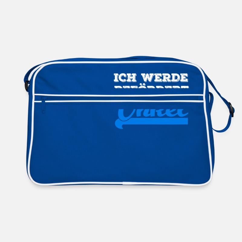 ich werde befördert: Onkel | Geschenk Retro Tasche