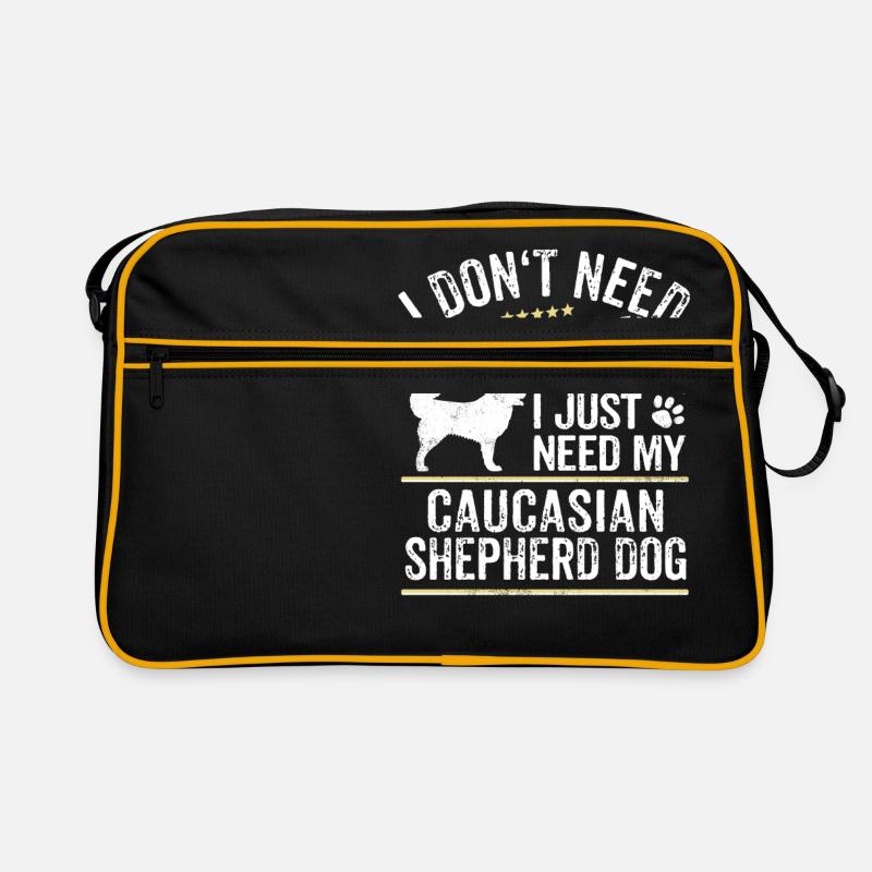 Kaukasischer Schäfer-Hundebesitzer Cool Dog Gift Idea Retro Tasche