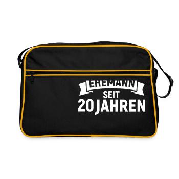 Ehemann - Retro Tasche - Schwarz/Gold - Vorne