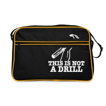 This Is Not A Drill - Retro Bag - black/gold - Front