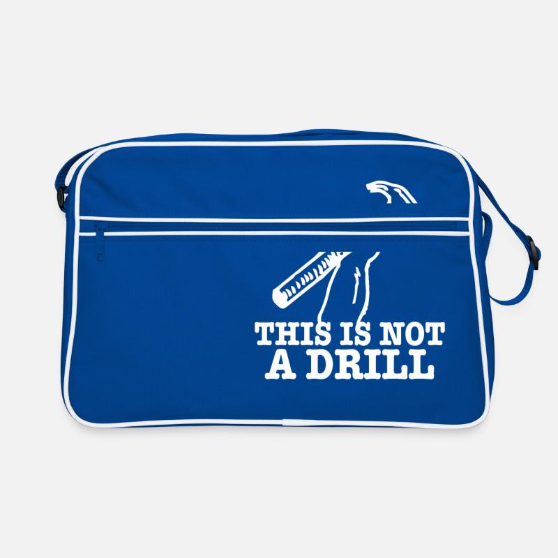 This Is Not A Drill Retro Tasche