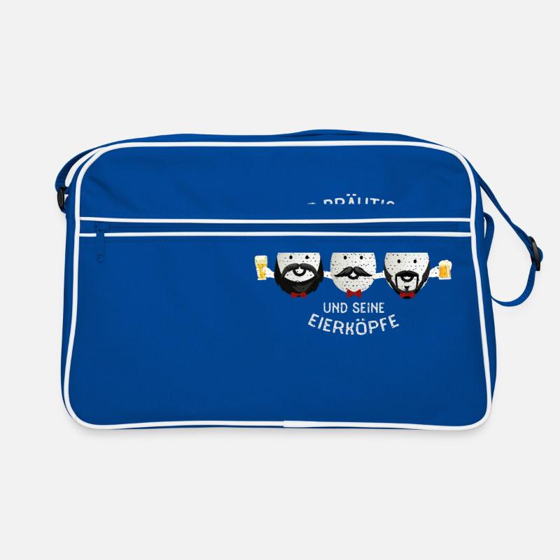 Team Der Bräutigam Und Seine Eierköpfe - JGA Retro Tasche