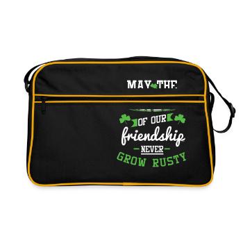Les charnières de notre amitié - Sac Retro - noir/or - Devant