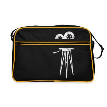 Caméra - Sac Retro - noir/or - Devant
