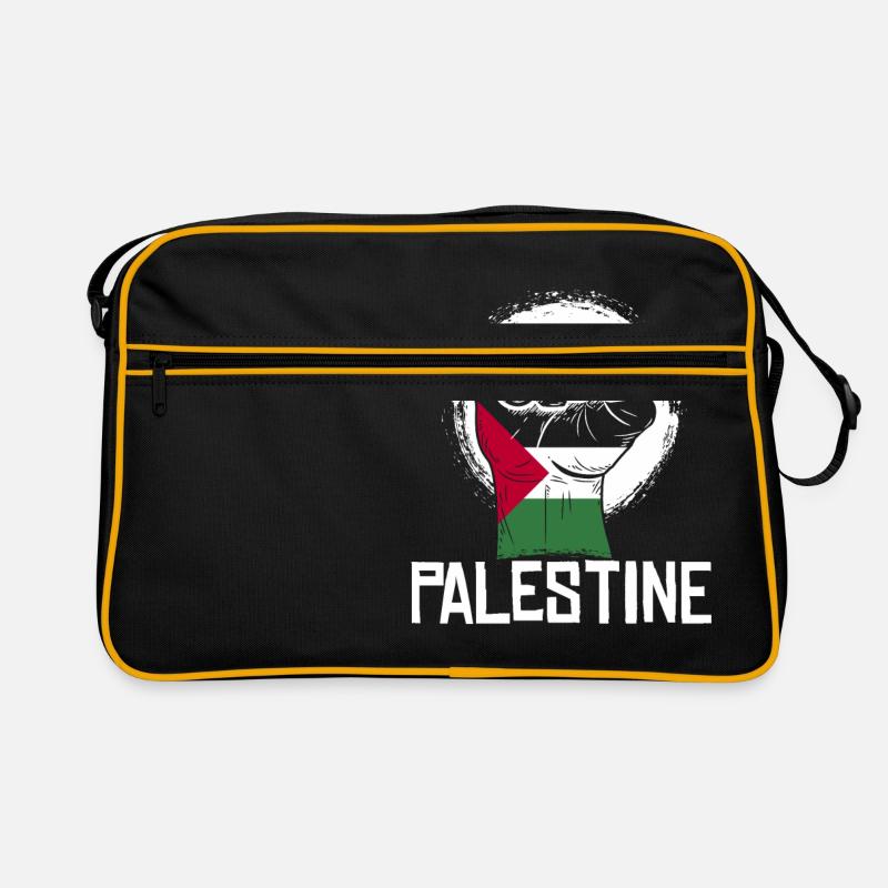Palestine Faust Revolution Jérusalem Arabia Coran Sac Retro