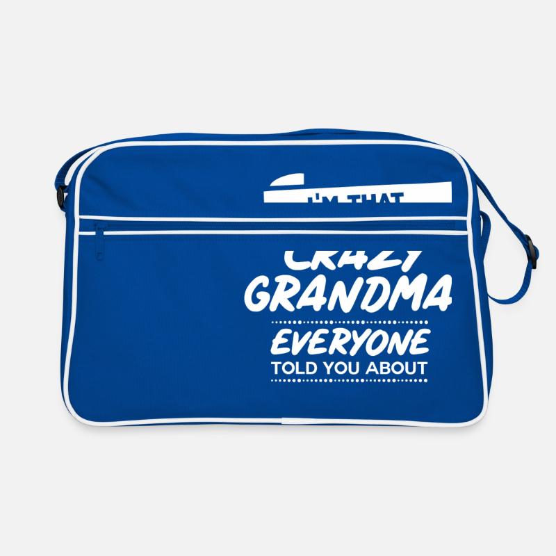 I’m that crazy grandma Retro Tasche