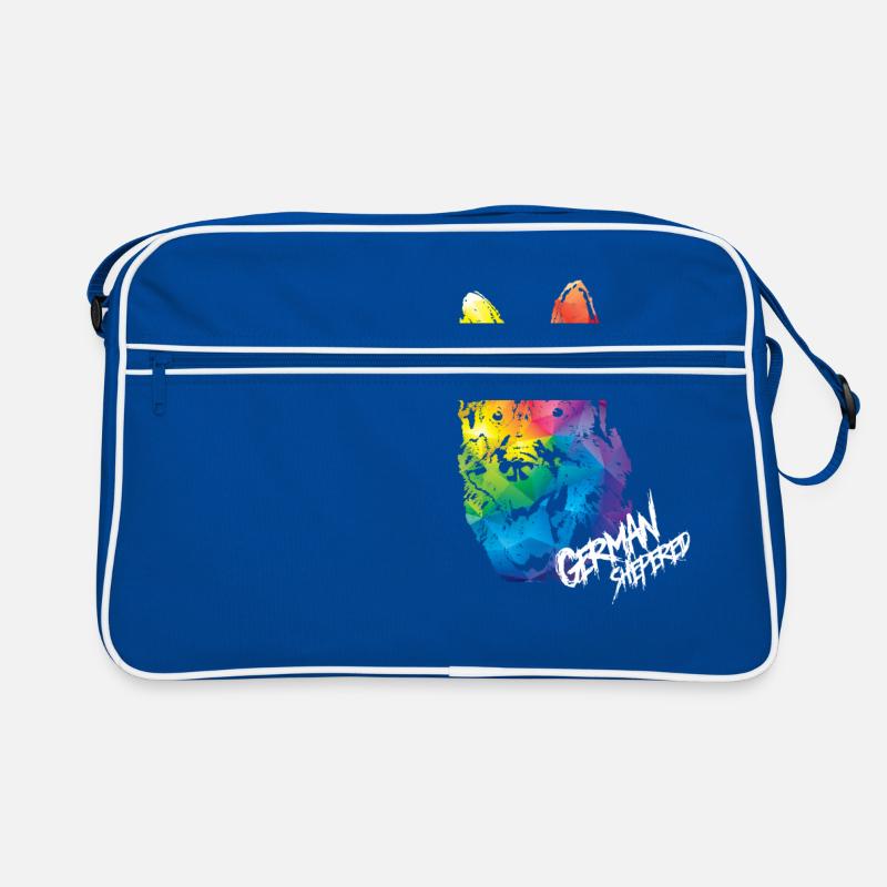 German shepherd dog Retro Bag
