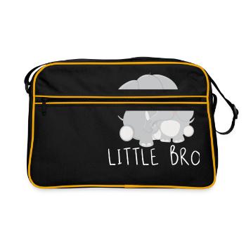 little bro - Retro Bag - black/gold - Front