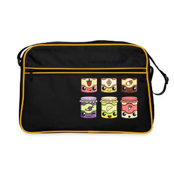 Sweet jam - Retro Bag - black/gold - Front