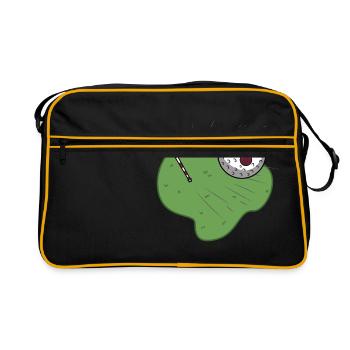 Golf - Hole-in-one golf ball - Retro Bag - black/gold - Front