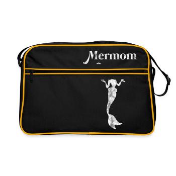Sirène cadeau sirène sirène vierge - Sac Retro - noir/or - Devant