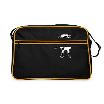 Floss Dance Déplacer les moutons - Sac Retro - noir/or - Devant