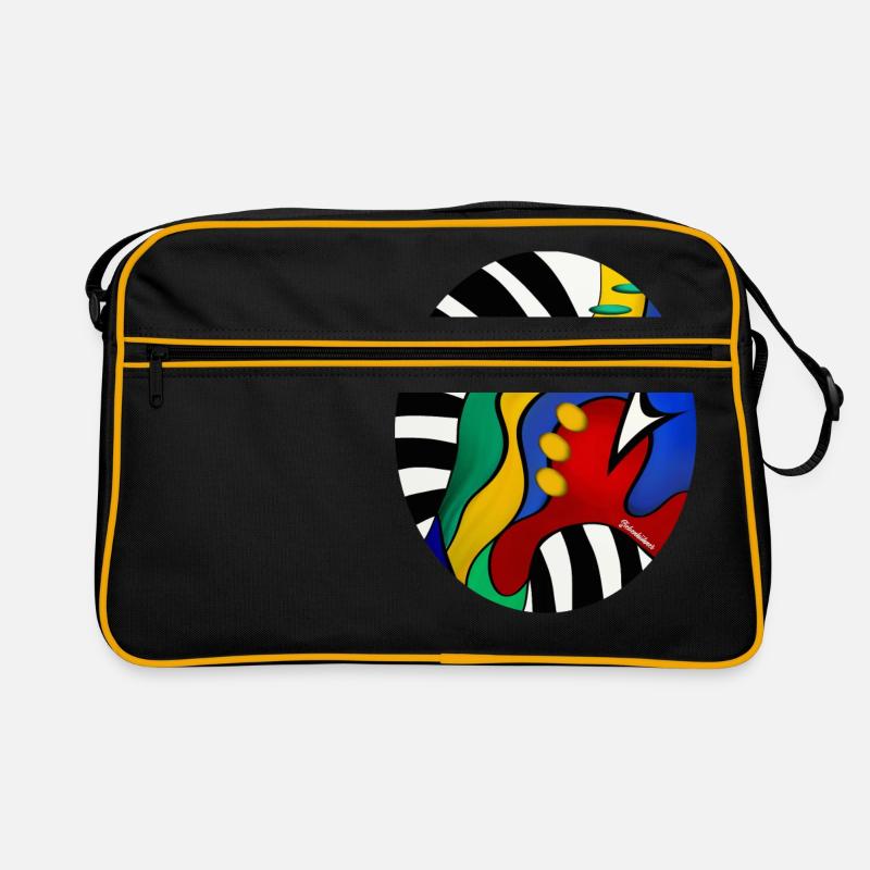 Abstract art Retro Bag