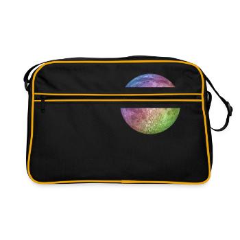 full moon - Retro Bag - black/gold - Front