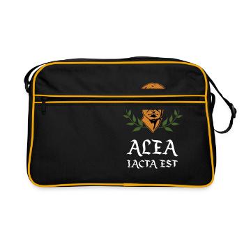 Cesar ALEA IACTA EST - Retro Tasche - Schwarz/Gold - Vorne