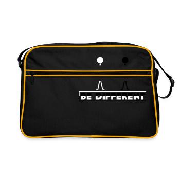 Be different - Retro Bag - black/gold - Front