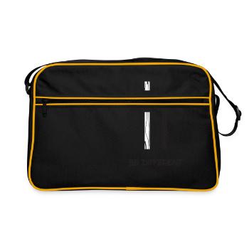 Be different - Retro Bag - black/gold - Front