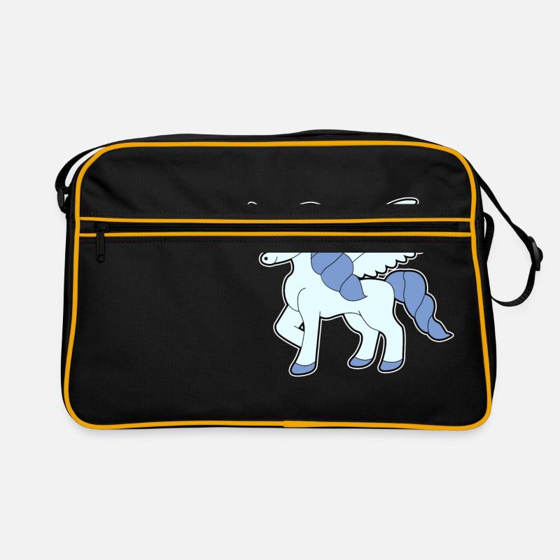 Einhorn Flügel stolz Geschenk Idee Retro Tasche