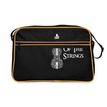 Cordes Musique violon guitare Lord Band cadeau - Sac Retro - noir/or - Devant