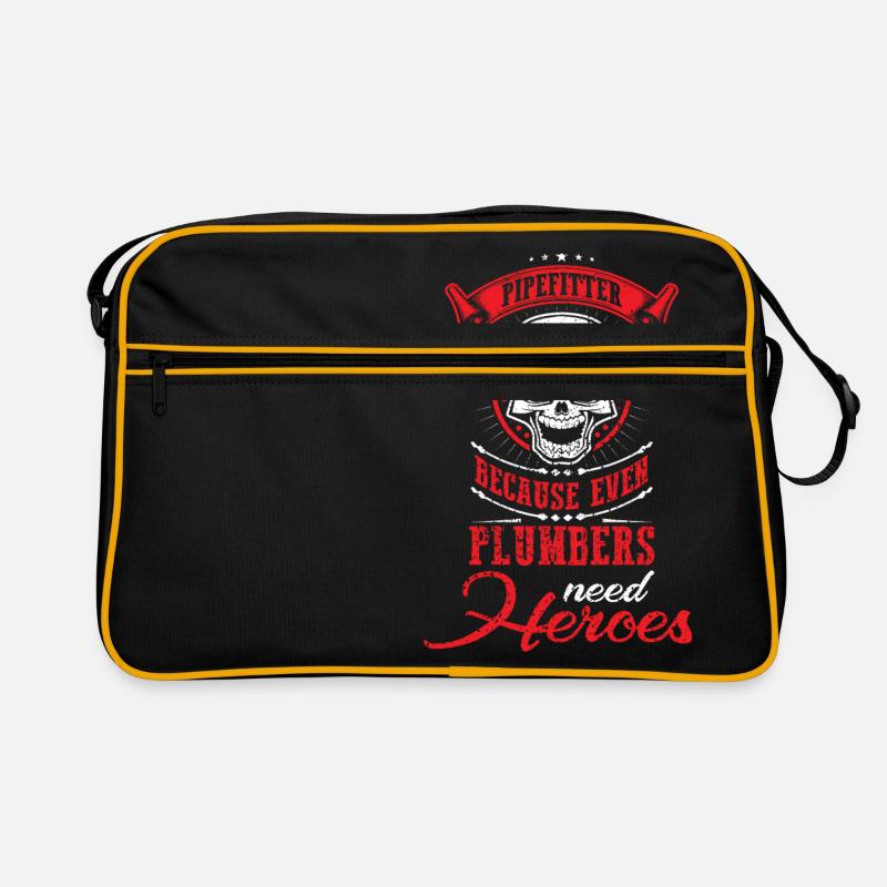 Plumbers need heroes Retro Bag