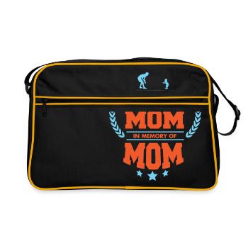 Tu me manques maman, Dans la mémoire de maman - Sac Retro - noir/or - Devant