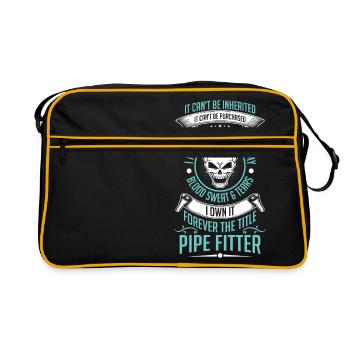 Pipefitter owned it - Retro Bag - black/gold - Front