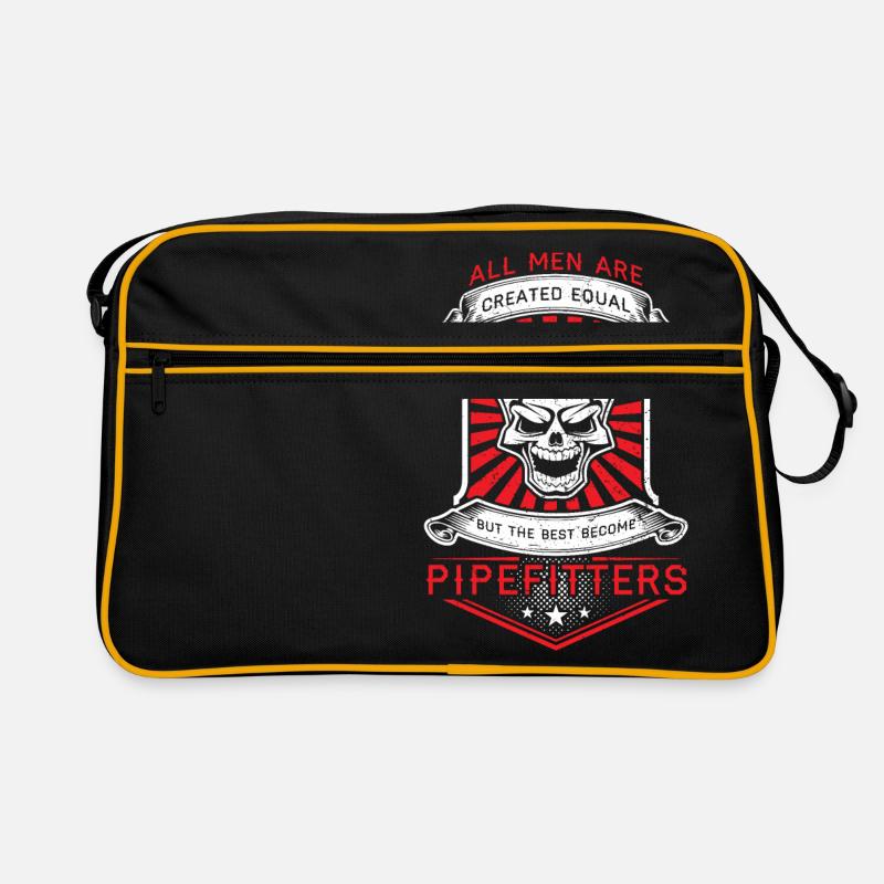 Best men become pipefitters - Retro Bag - black/gold