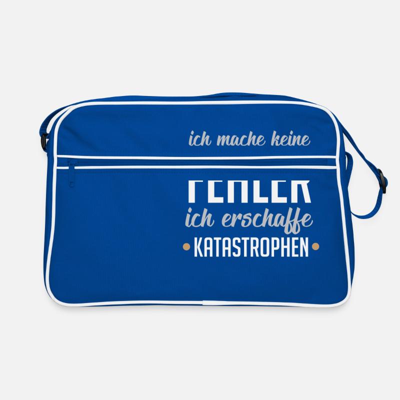 I do not make mistakes, I create disasters Retro Bag