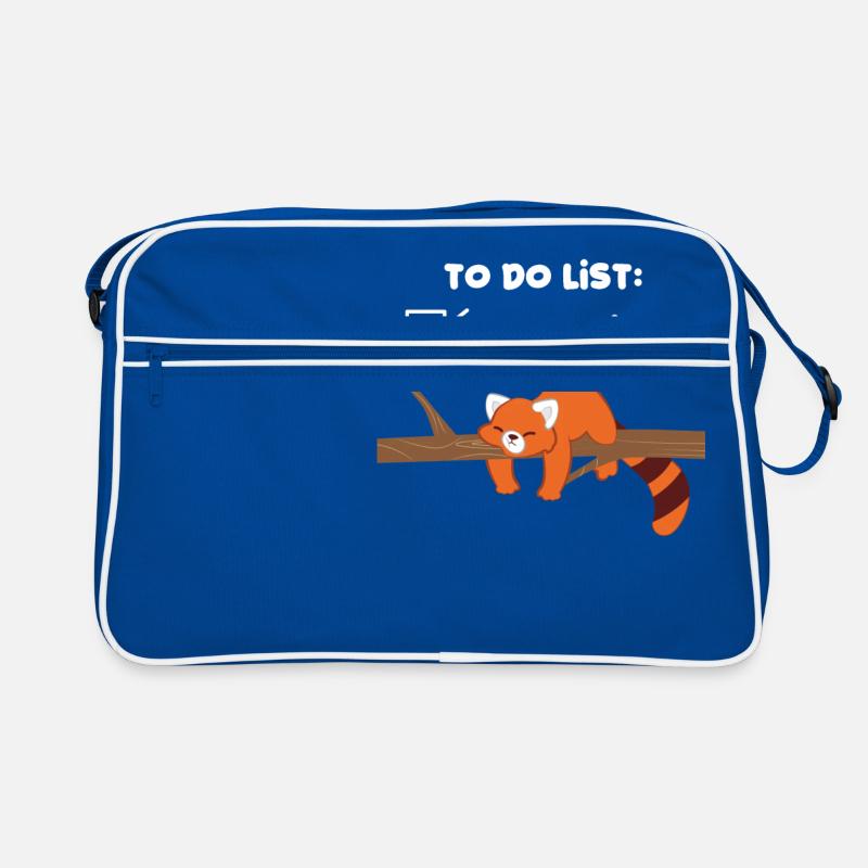 Red Panda - Cat Bear - Lazy - Nonsense Retro Bag