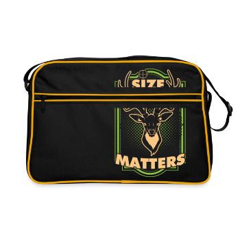 Size Matter - Retro Bag - black/gold - Front