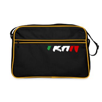 Iran Pays Cadeau Idée - Sac Retro - noir/or - Devant