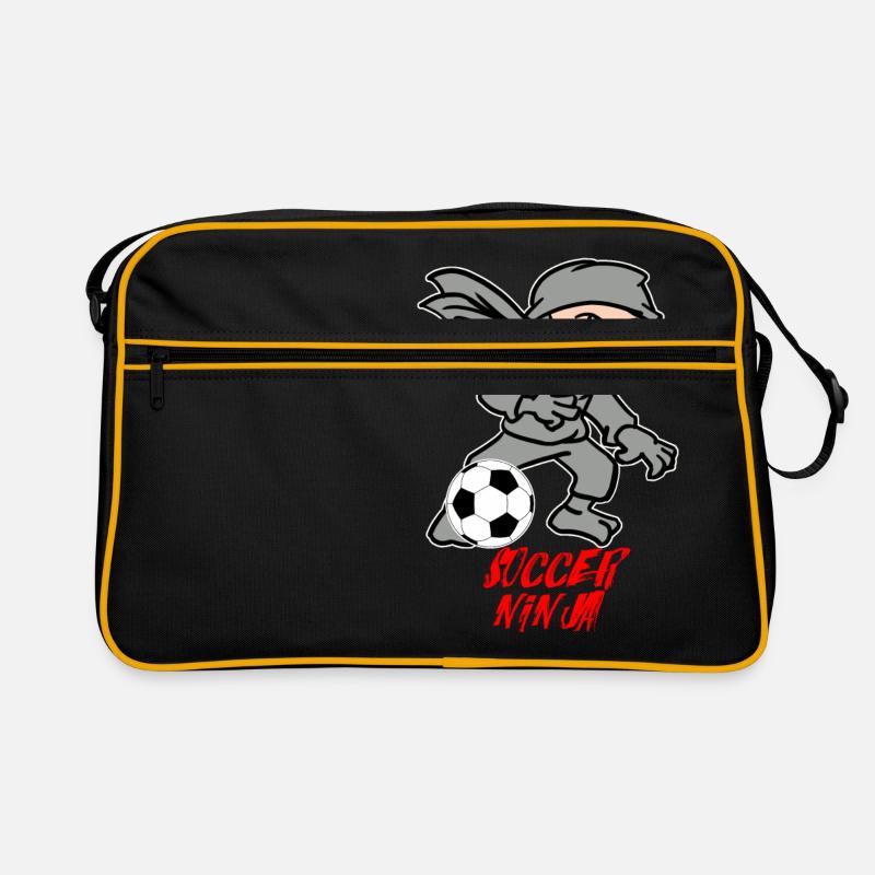 Fußball Ninja Retro Tasche