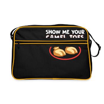 06 SHOW ME YOUR CAMEL TOES 01 - Retro Bag - black/gold - Front