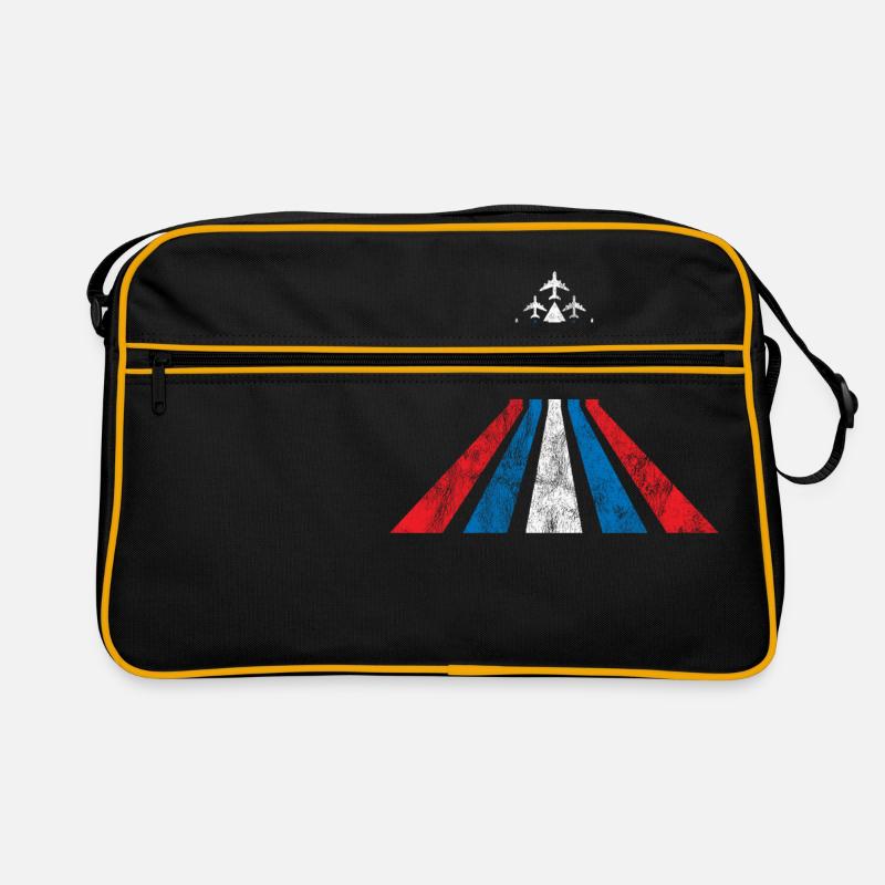 Merica gift America 4th July airplane pilot Retro Bag
