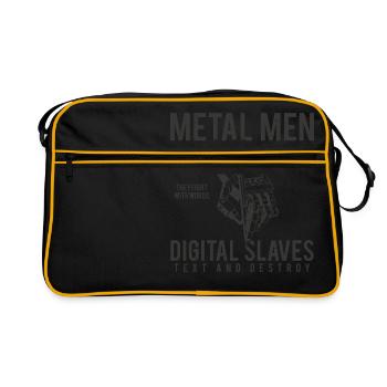 Metal Men - Retro Bag - black/gold - Front